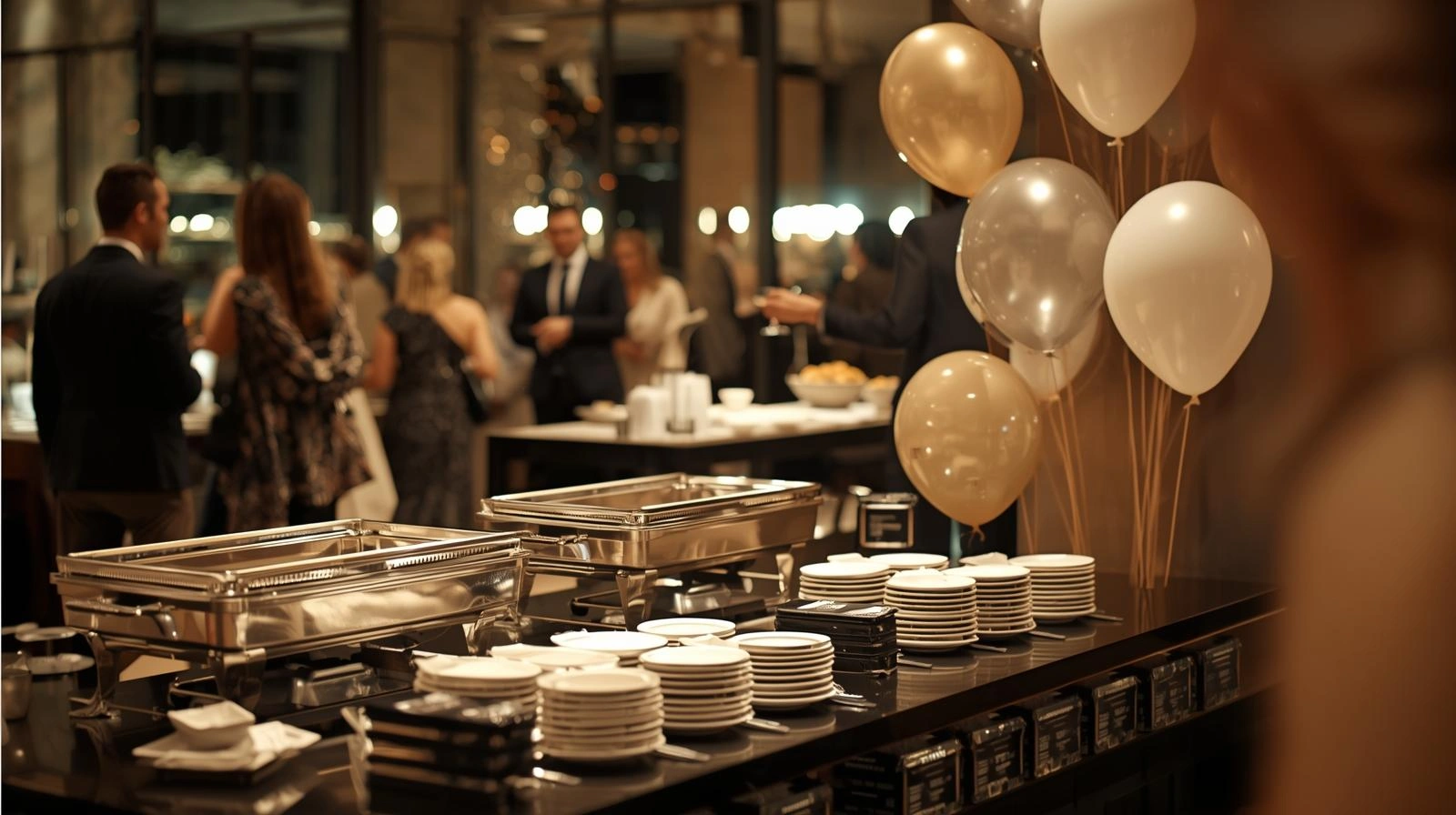 Party-Buffet warm & kalt