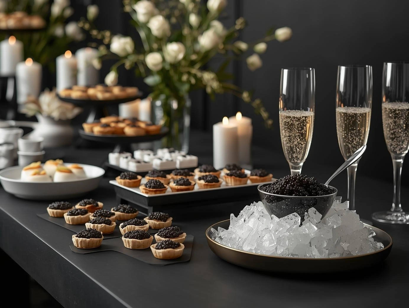 Sektempfang und Fingerfood zur Hochzeit