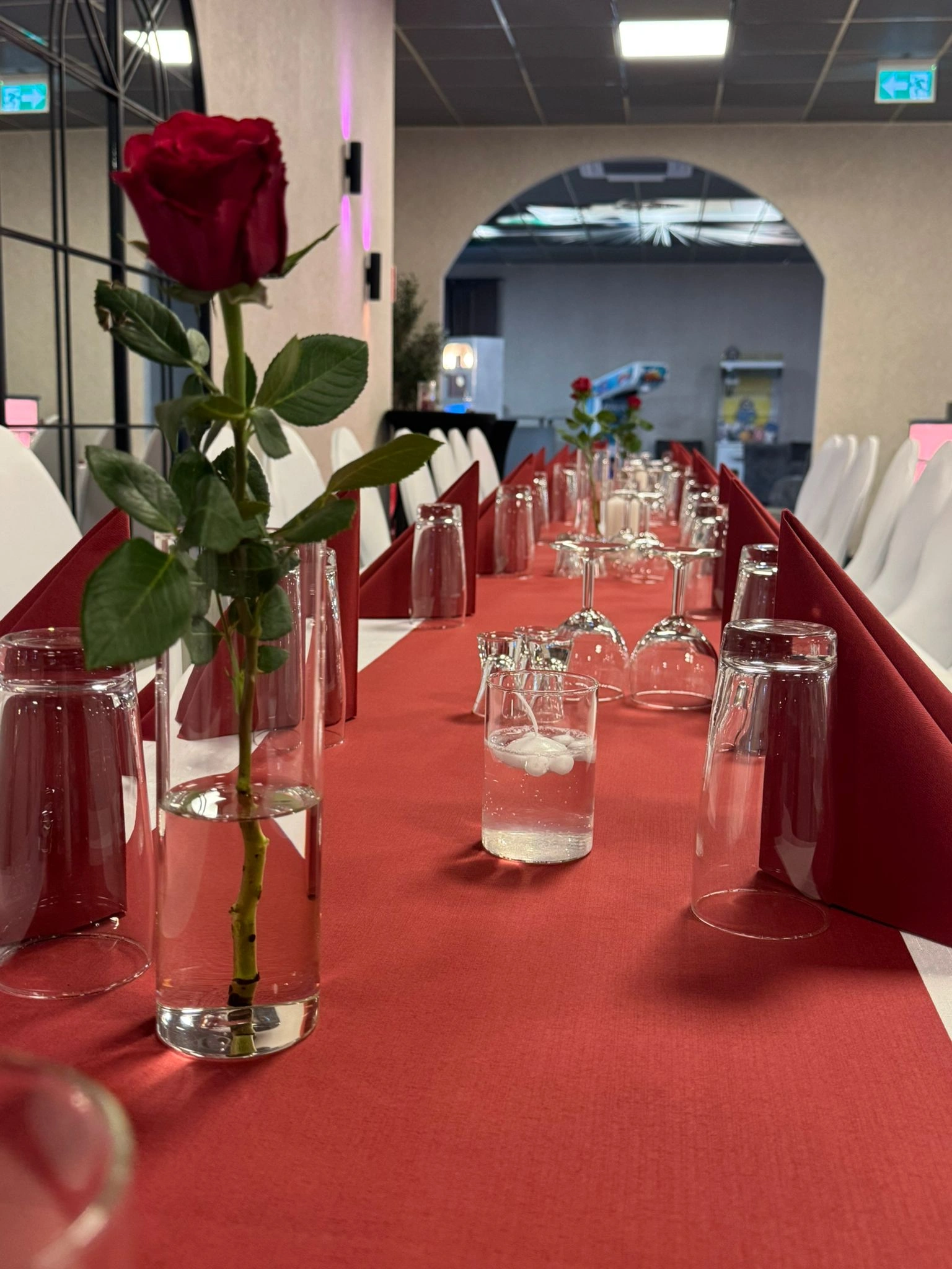 Dekoration und Tischgestaltung beim Weltfrauentag-Event von Vilana Event & Catering in Hameln